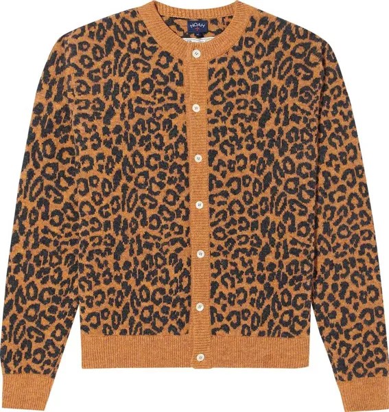 Свитер Noah Leopard Cardigan 'Leopard', разноцветный