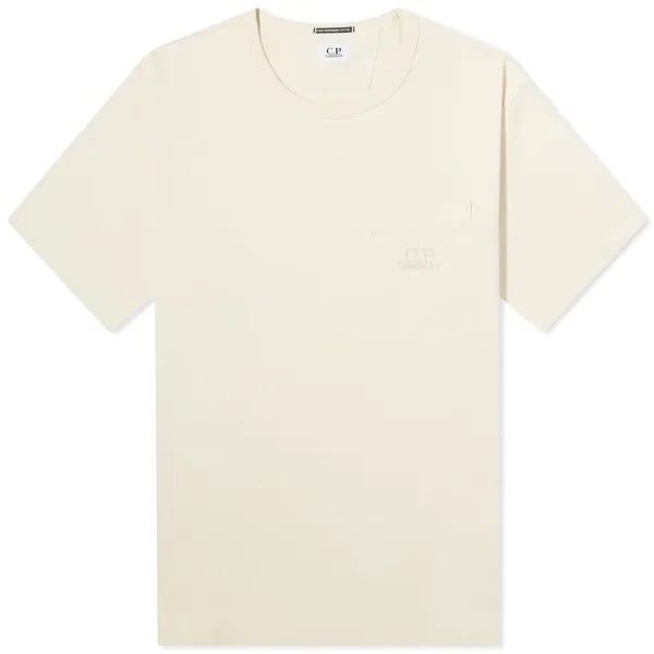 Футболка C.P. Company 30/2 Mercerized Jersey Twisted Pocket T-Shirt, цвет Pistachio Shell