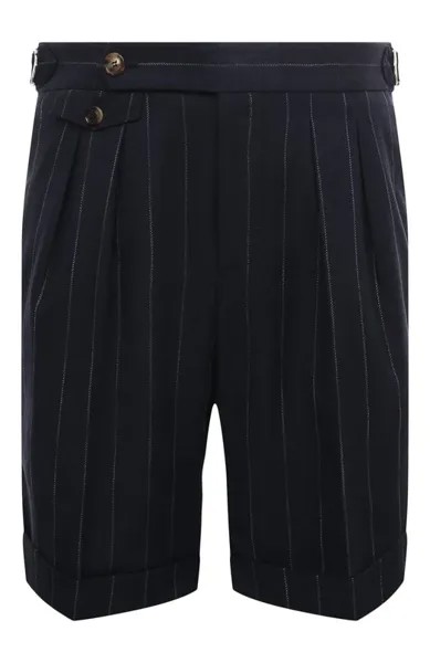 Шорты из хлопка и шерсти Brunello Cucinelli