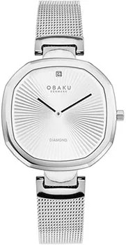 Fashion наручные  женские часы Obaku V277LXCIMC. Коллекция Diamond