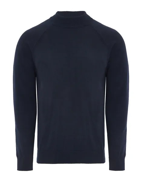 Пуловер Threadbare Strick THB LUXE Jumper Perrot Turtle Neck, синий