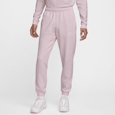 Брюки Nike Sportswear Club Fleece, цвет Pink Foam/Pink Foam/White