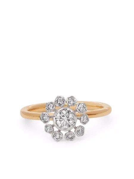 Annoushka кольцо Marguerite из желтого золота с бриллиантом
