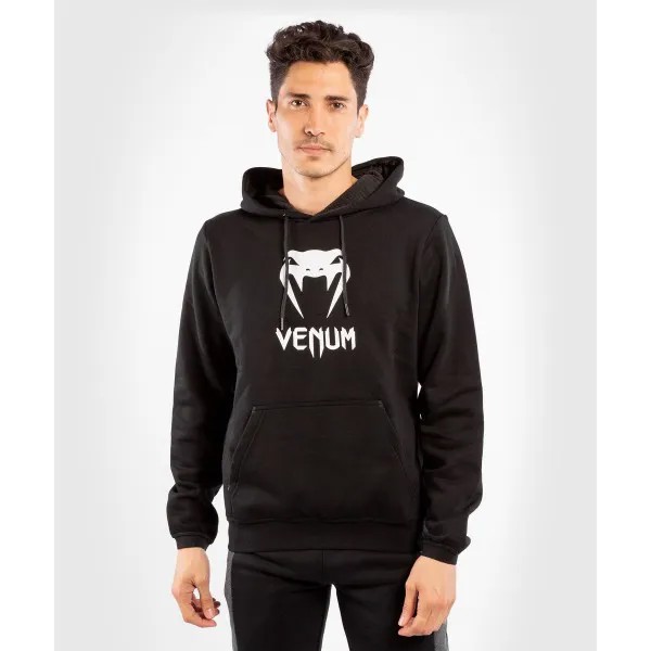 Толстовка унисекс Venum Classic BlackWhite черная XXL