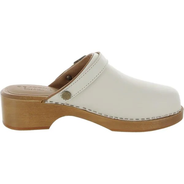 Классические женские кожаные сабо с пряжкой 70-х годов REDONE, цвет Off White Leather
