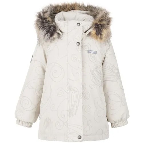 Куртка зимняя для девочек (Размер: 116), арт. K21429 5055 VELMA, цвет Кремовый