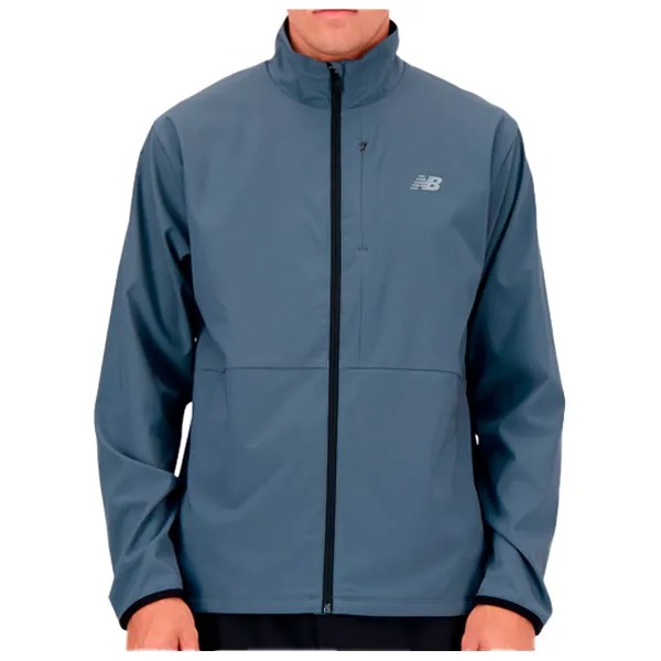 Спортивная и тренировочная куртка New Balance Athletics Stretch Woven, графитовый