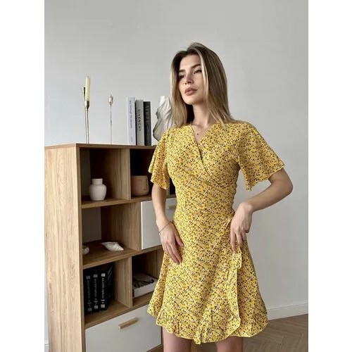 Платье DE'BORA ROSE, размер ONE-SIZE, желтый