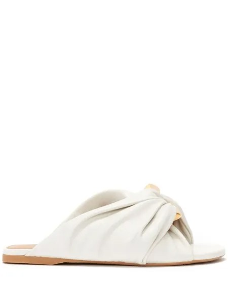 JW Anderson босоножки Chain Twist, белый