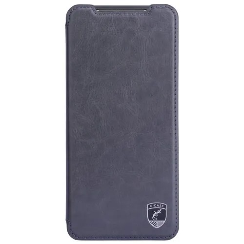 Чехол-книжка G-Case Slim Premium для Xiaomi Redmi Note 10 / Redmi Note 10S металлик
