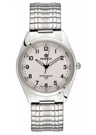 Perfect часы наручные, мужские, кварцевые, на батарейке, металлический браслет, японский механизм X018-114