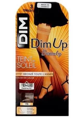 Чулки DIM Dim Up Teint de Soleil 17 den, размер 3, terracotta (коричневый)