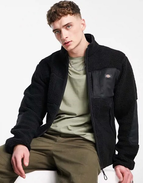 Куртка из флиса под овчину черного цвета Dickies Red Chute-Черный