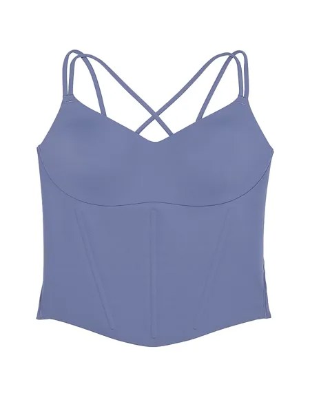 Топ спортивный Victoria's Secret VS Elevate Corset Tank, синий