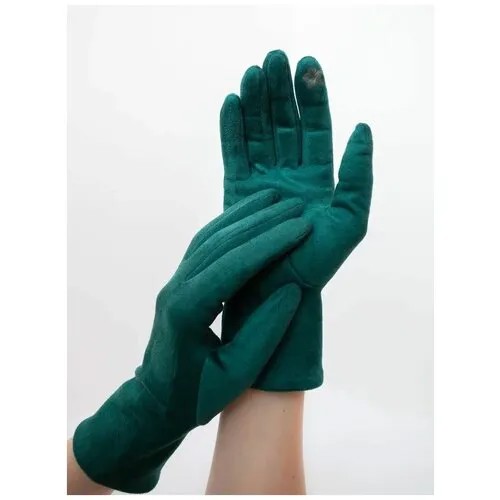 Перчатки , размер 6-8, зеленый