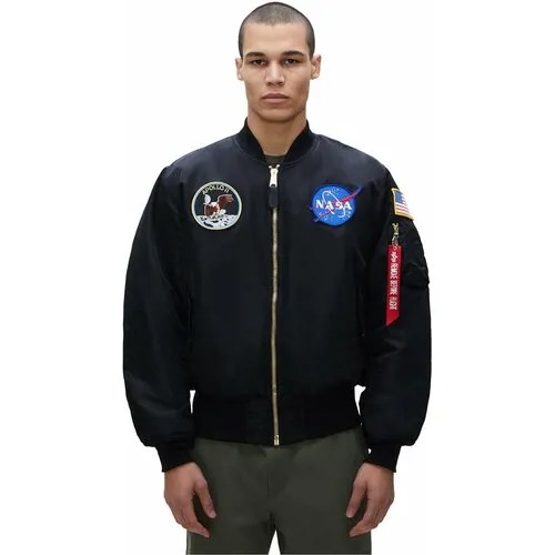 Бомбер ALPHA INDUSTRIES, размер M, черный