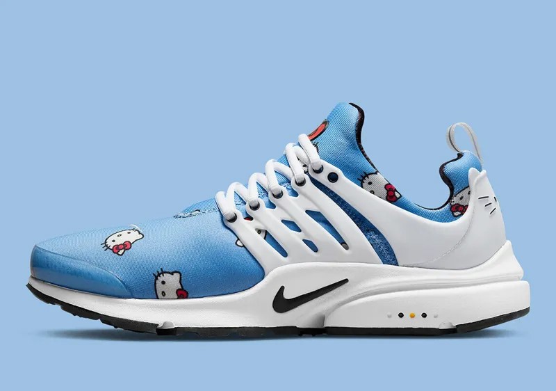 Мужские кроссовки Nike Air Presto QS Hello Kitty University сине-белые DV3770-400 размер 10 в стиле ретро