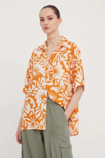 Рубашка в отпуске Billabong, оранжевый