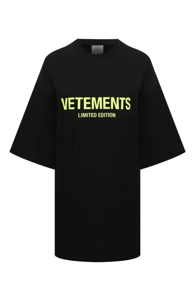 Хлопковая футболка VETEMENTS