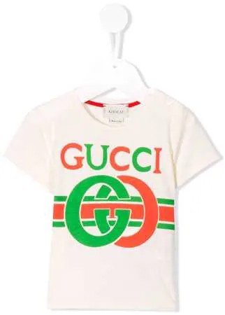 Gucci Kids футболка Interlocking G