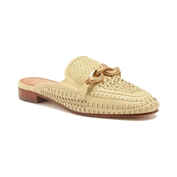 Кожаные сандалии-мюли Jessa Tory Burch, бежевый