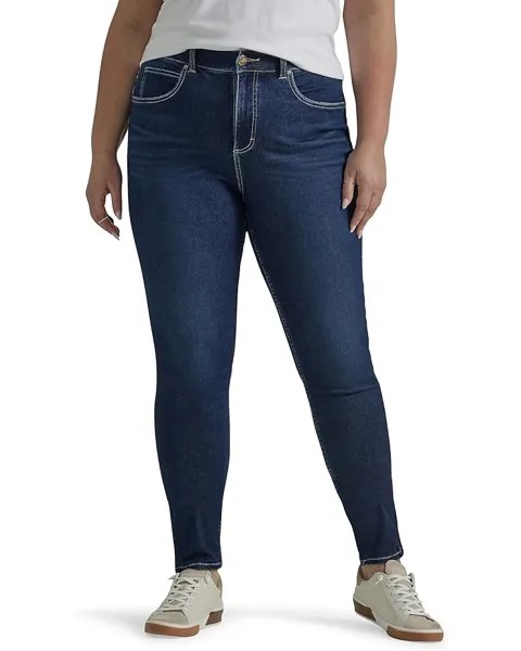 Джинсы Lee Plus Size Flex Motion Skinny Bootcut Jeans, цвет Deepest Dark