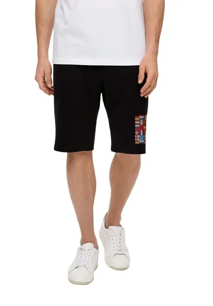 Спортивные штаны RELAXED BERMUDA s.Oliver, черный