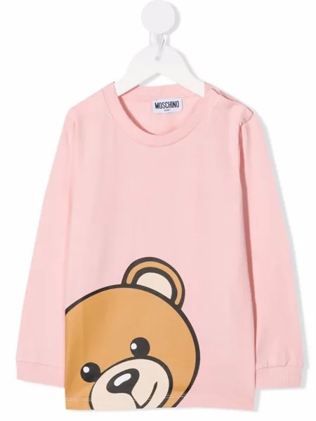 Moschino Kids толстовка с принтом Toy Bear