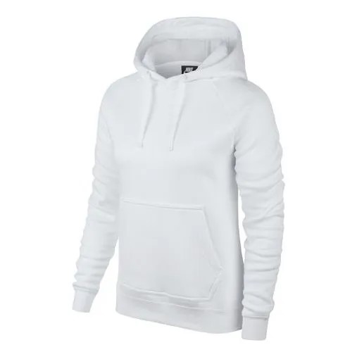 Толстовка (WMNS) Nike SPORTSWEAR Fleece Pullover 'White', белый