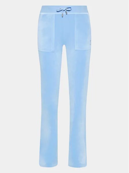 Спортивные брюки прямого кроя Juicy Couture, синий
