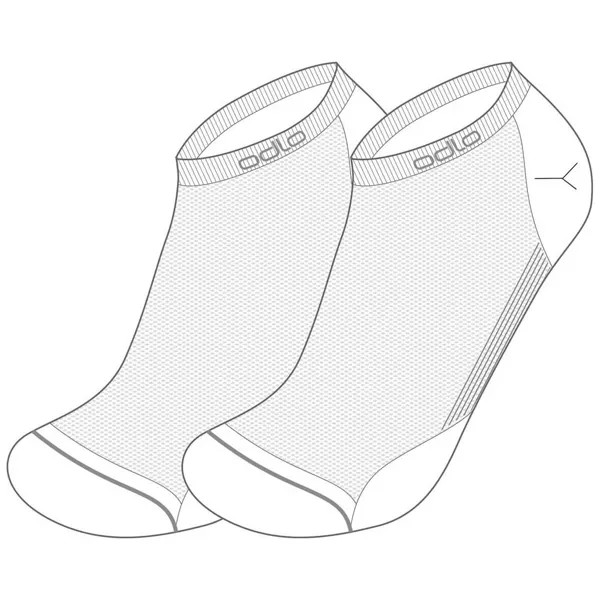 Носки Odlo Active Low 2 шт, белый