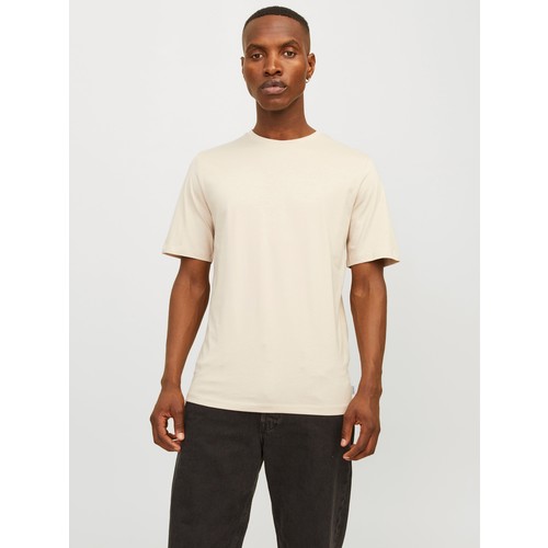 Футболка Jack & Jones PLAIN CREW NECK, размер XL, кремовый