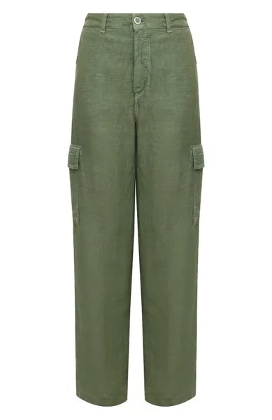 Льняные брюки-карго 120% Lino