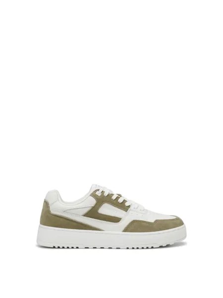 Кроссовки на шнуровке Marc O'Polo, цвет white/oliv