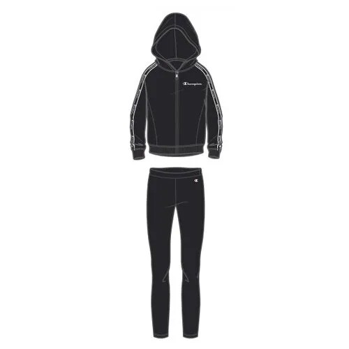 Костюм Champion детский, толстовка и брюки, размер XXL, черный