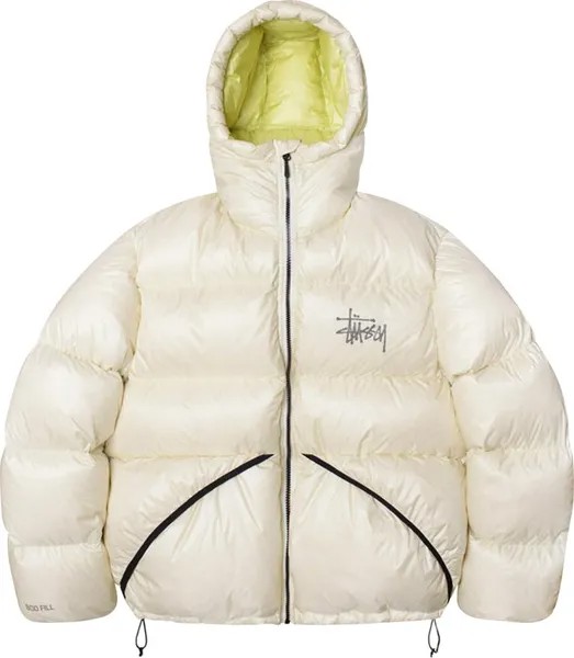 Парка Stussy Micro Ripstop Down Parka 'Bone', кремовый