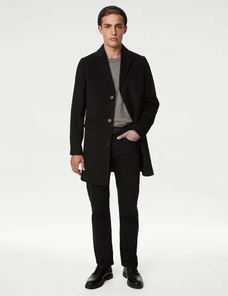 Шерстяное пальто Rich Revere Marks & Spencer