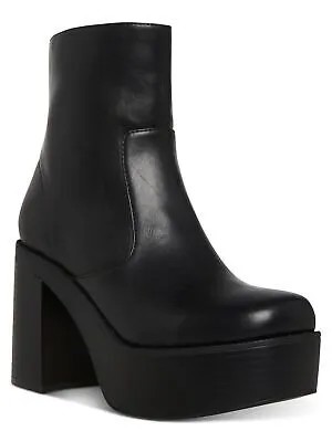 Женские черные ботинки MADDEN GIRL на платформе 1-1/2 дюйма Grace с блочным носком и каблуком 8,5 м