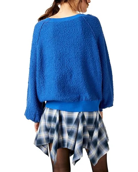 Свитер Free People Found My Friend Pullover Sweater, цвет Deja Blue