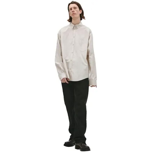 Balenciaga Оверсайз рубашка с мятым эффектом 39