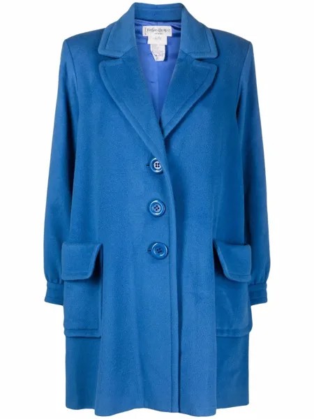 Yves Saint Laurent Pre-Owned однобортное пальто 1996-го года
