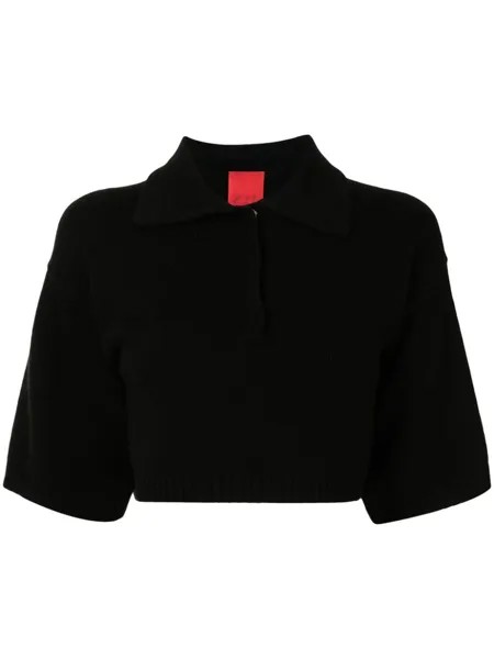 Cashmere In Love кашемировая рубашка поло Demi, черный