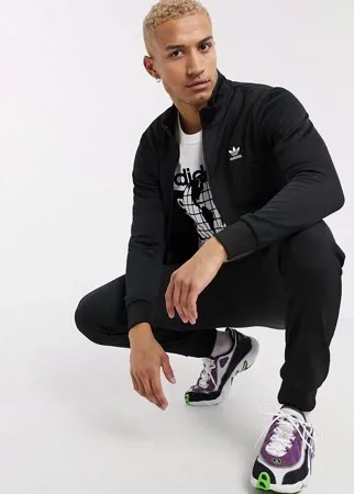 Черная олимпийка с логотипом-трилистником adidas Originals-Черный