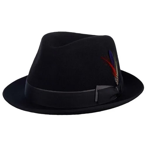 Шляпа трилби STETSON 1398116 PLAYER WOOLFELT, размер 57