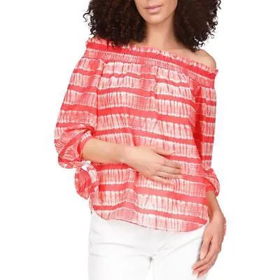 Женская рубашка-блузка с рюшами и завязками на рукавах MICHAEL Michael Kors BHFO 4622