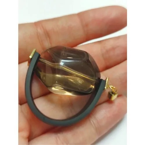 Кольцо myartofstones, раухтопаз, размер 18, коричневый