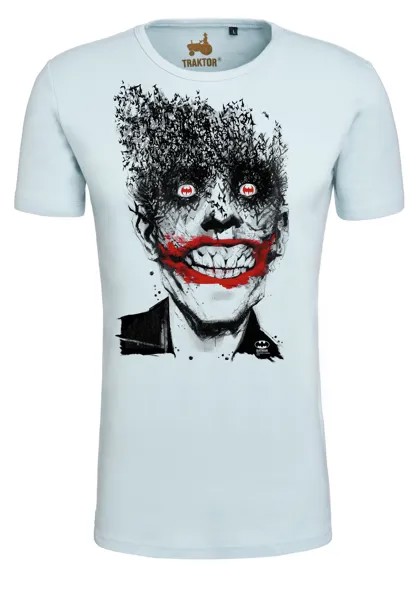 Футболка Logoshirt Batman Joker Bats, светло-синий