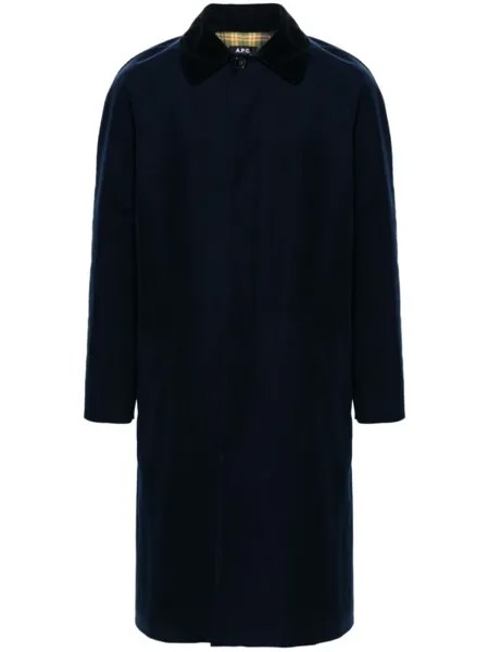 A.P.C. пальто Gaspard, синий