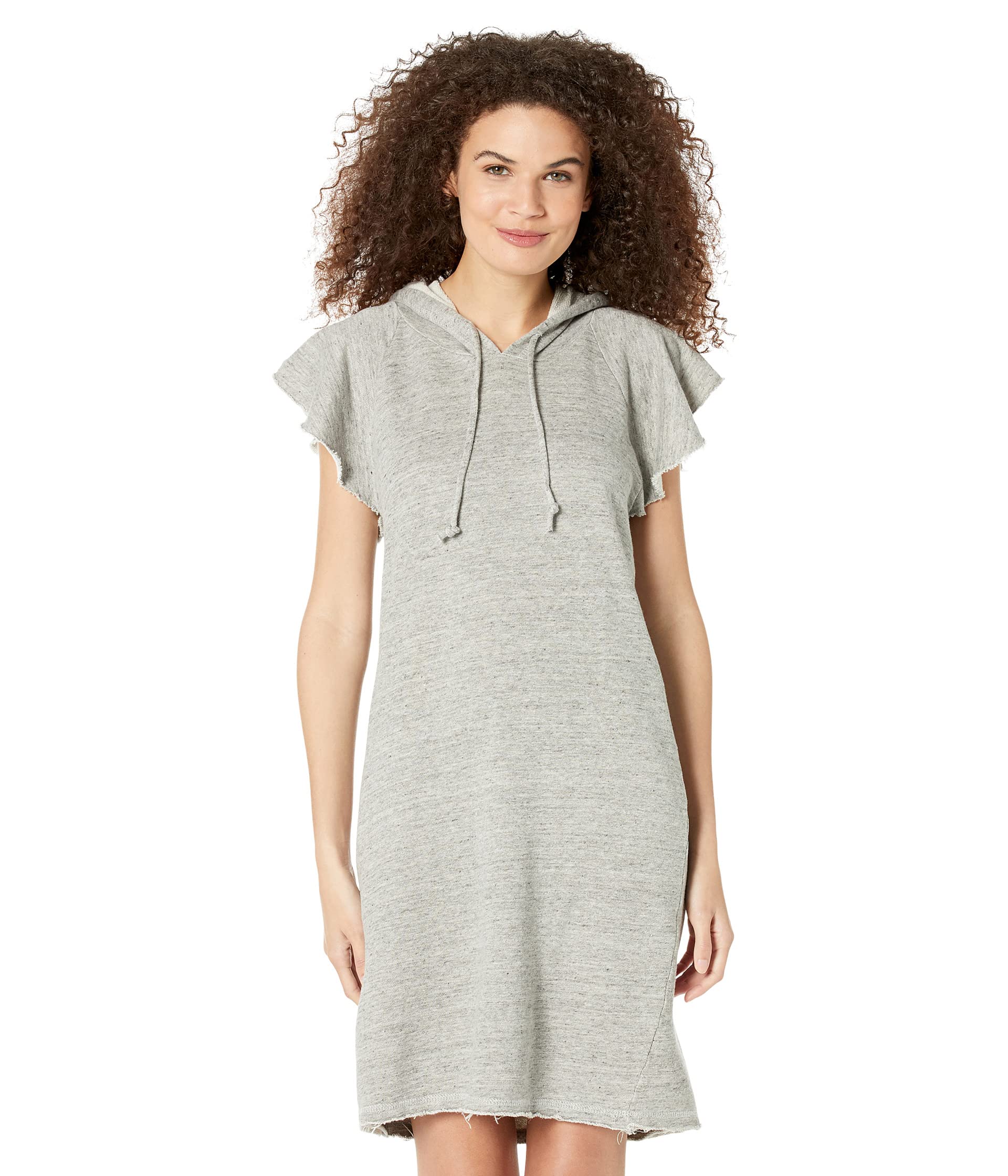 Платье Chaser, Linen French Terry Flutter Sleeve Sweatshirt Dress
