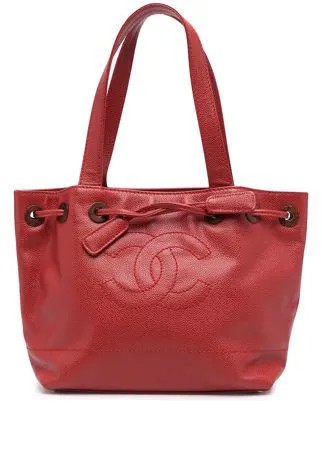 Chanel Pre-Owned сумка-тоут 2002-го года с логотипом CC